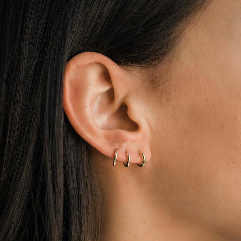 Brooke Huggie in Gold - Image 4