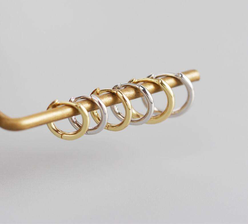 Brooke Huggie in Silver - Image 3