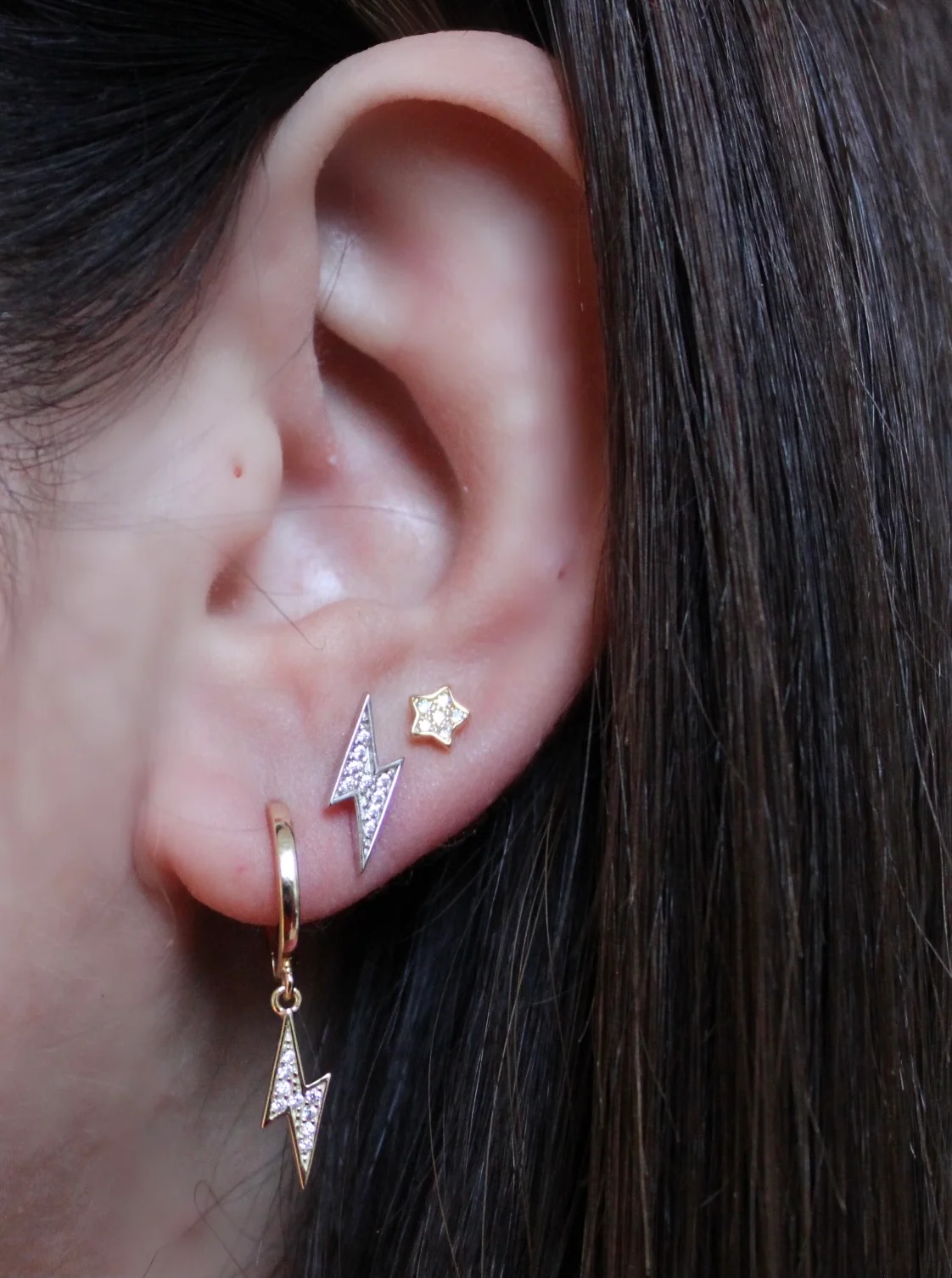 Celine Huggie in Gold - Image 4