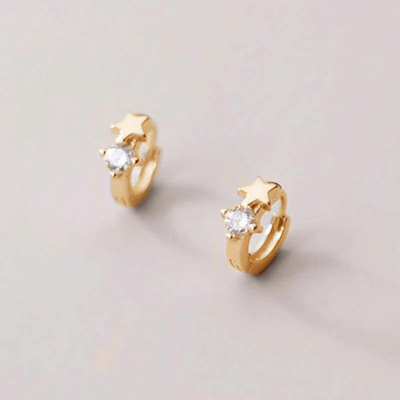 Ciara Huggie in Gold - Image 3