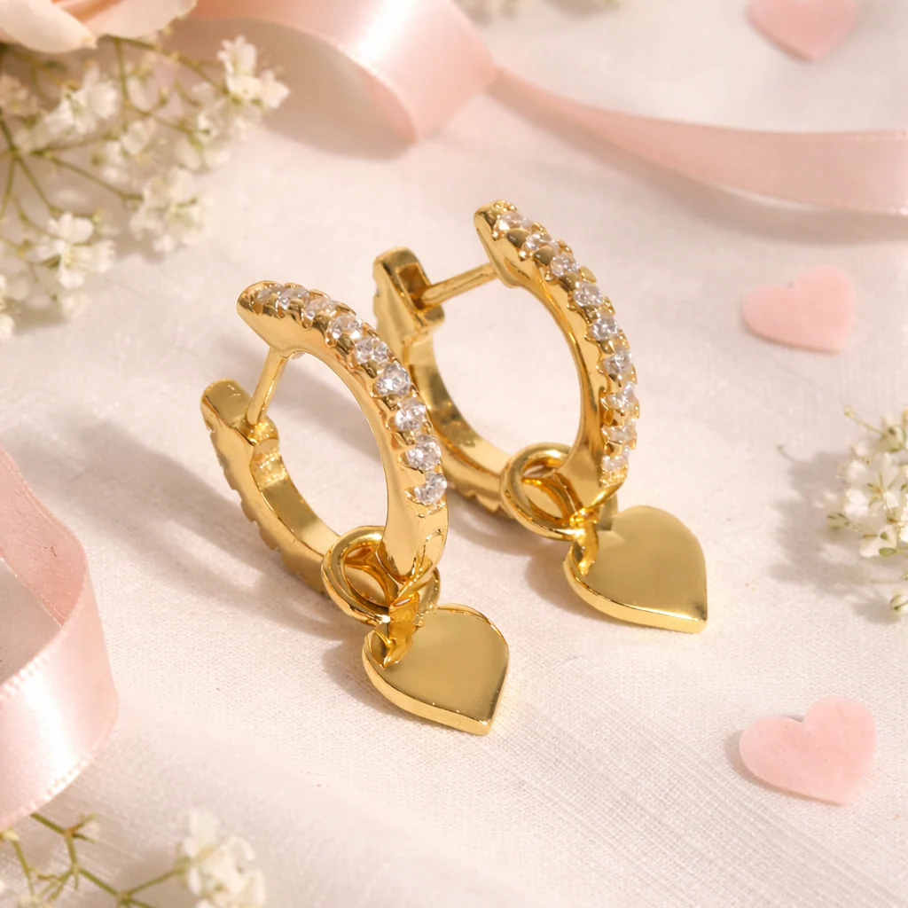 Daisy Huggie in Gold - Image 6