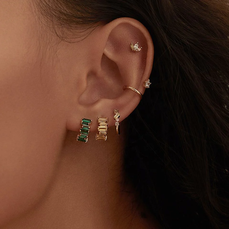 Eliza Huggie in Silver - Image 3