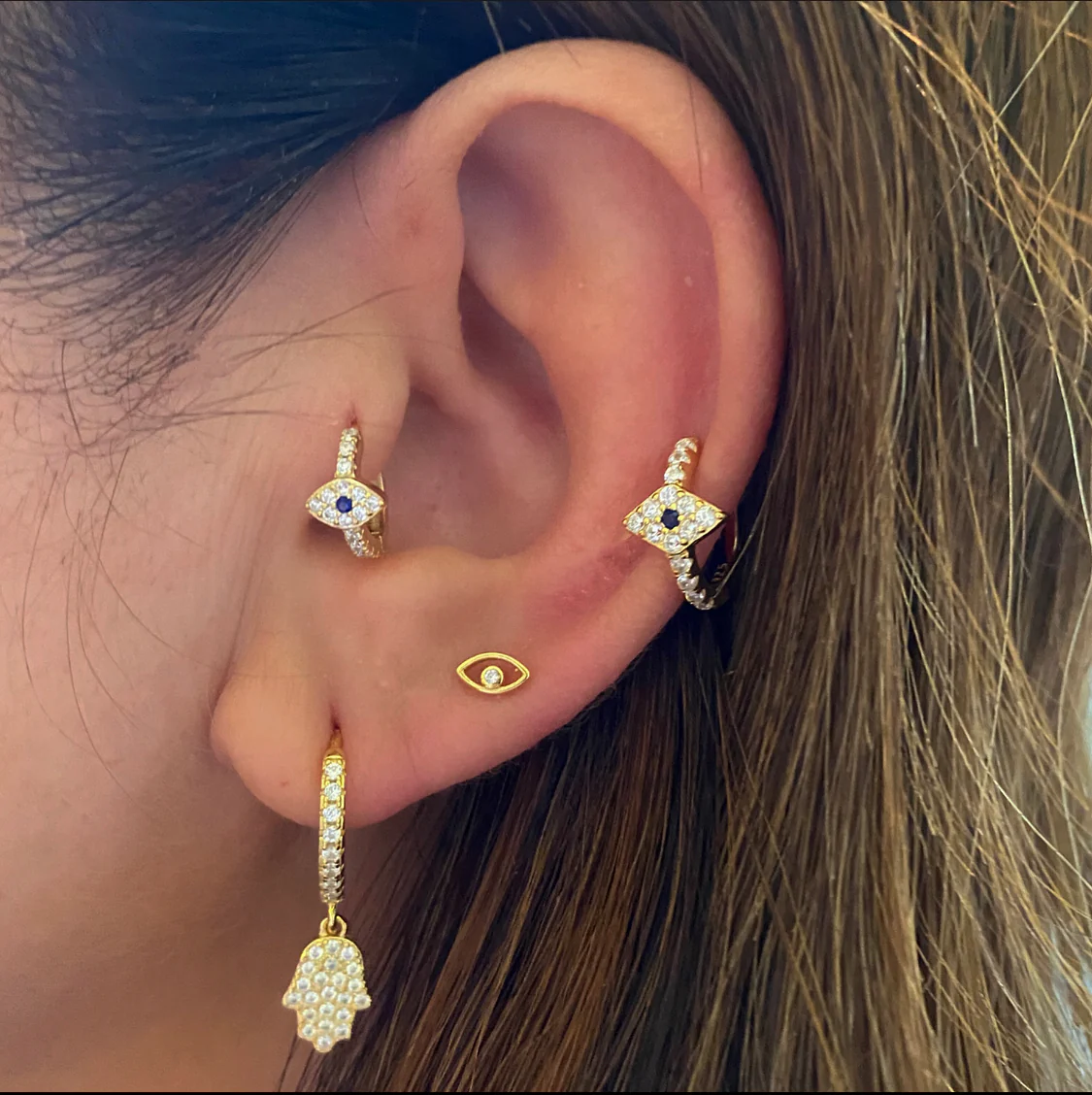 Evie Ear Cuff in Silver - Image 3