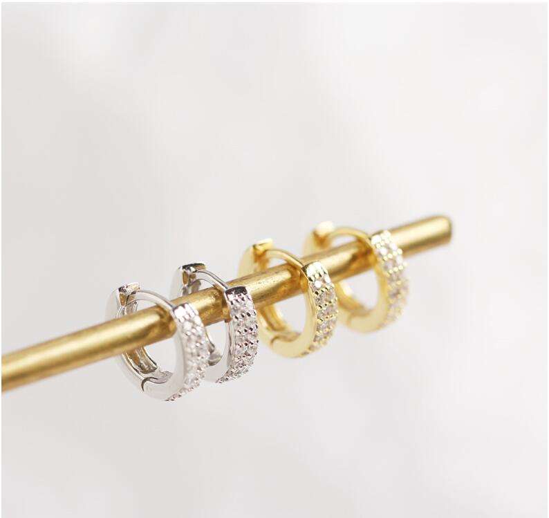 Frankie Huggie Earring in Gold - Image 3