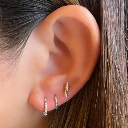 Immy Stud Earring in Silver - Image 4