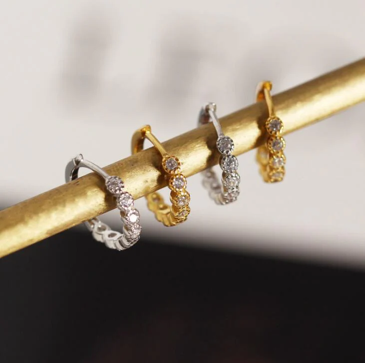 Maya Huggie in Silver - Image 3