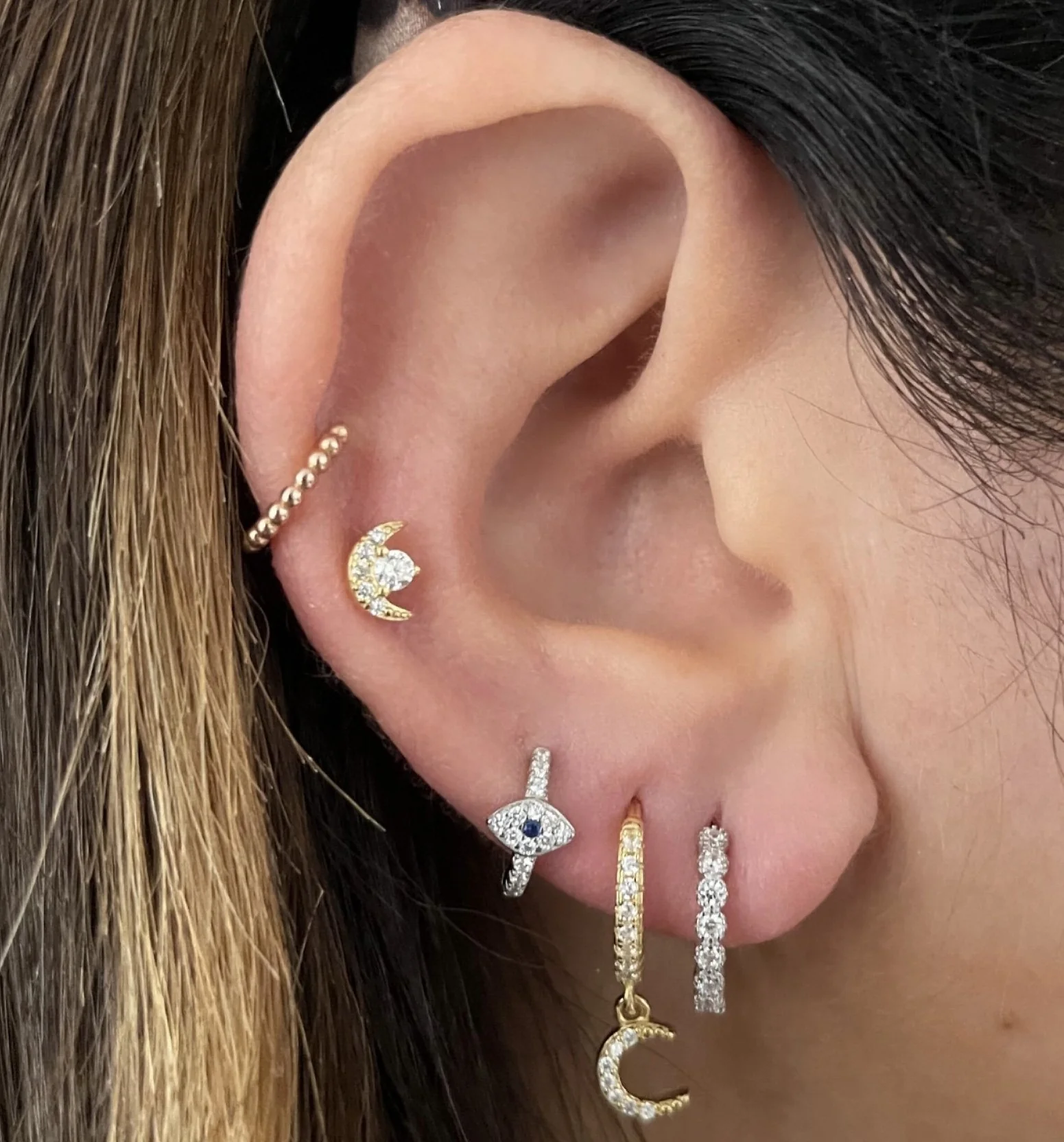 Millie Huggie in Silver - Image 3