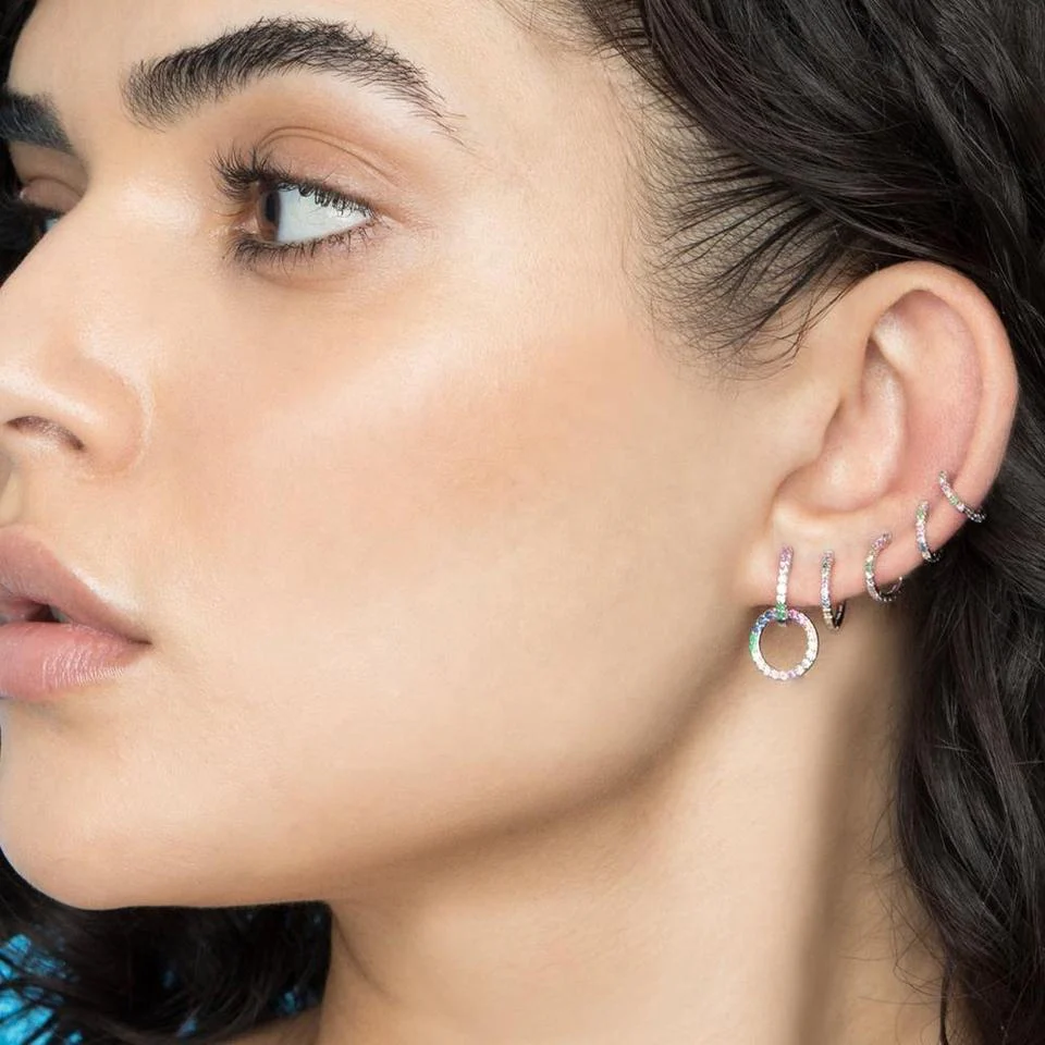 Rosie Huggie in Silver - Image 5