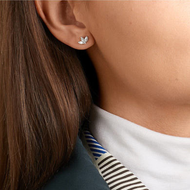 Summer Stud Earring in Silver - Image 4