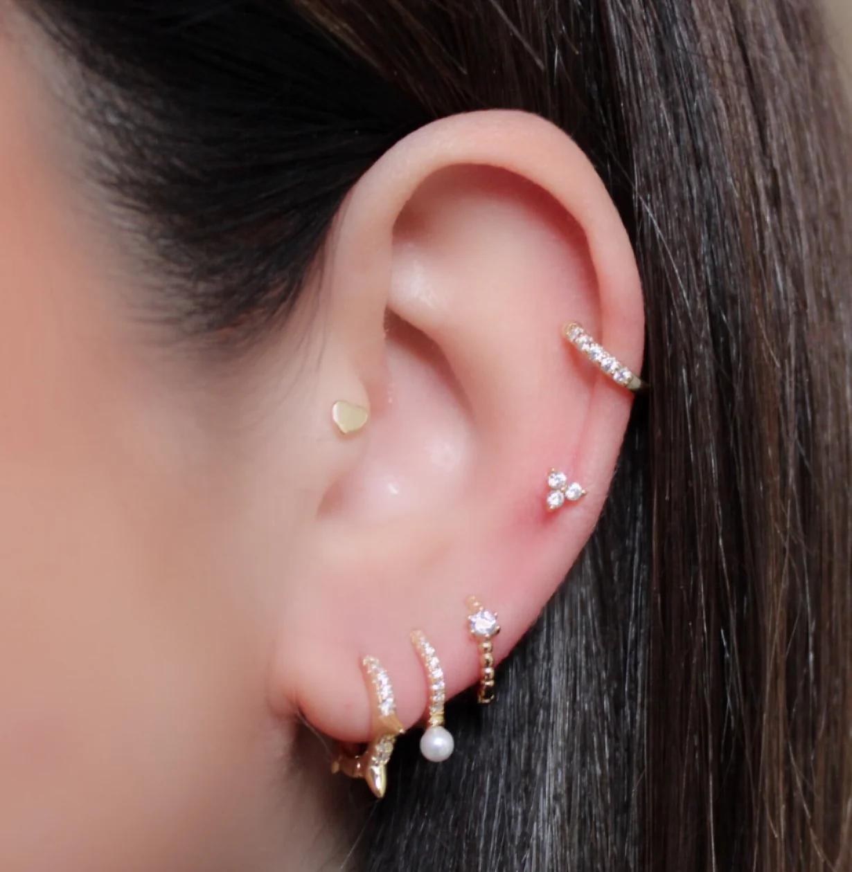 Thea Ear Cuff in Gold - Image 3